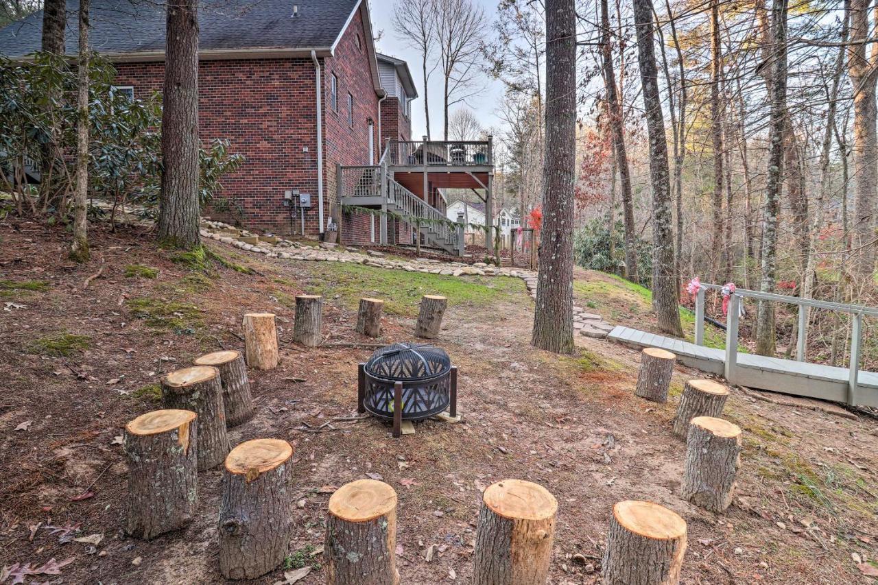 Private Hendersonville Hideaway With Fire Pit! Exteriör bild